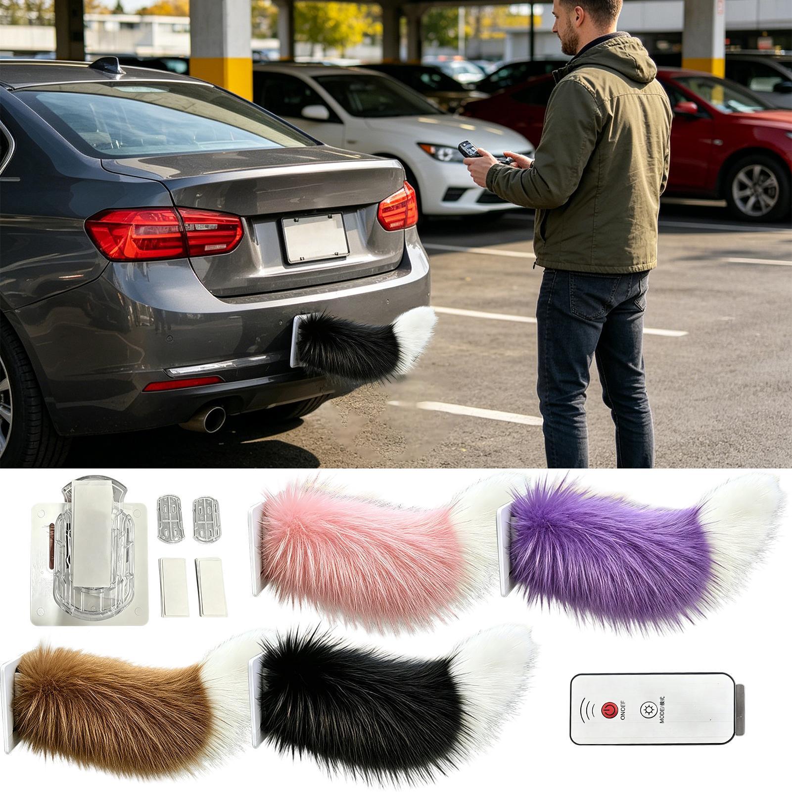 Car Accessories Rear - Электрический движущийся хвост лисы на пульте
