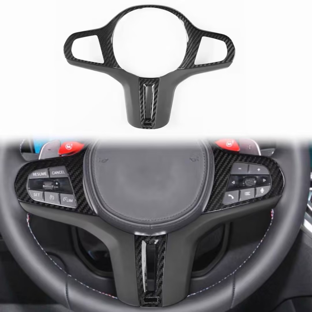 Steering Wheel Cover - Накладка на руль из карбона для