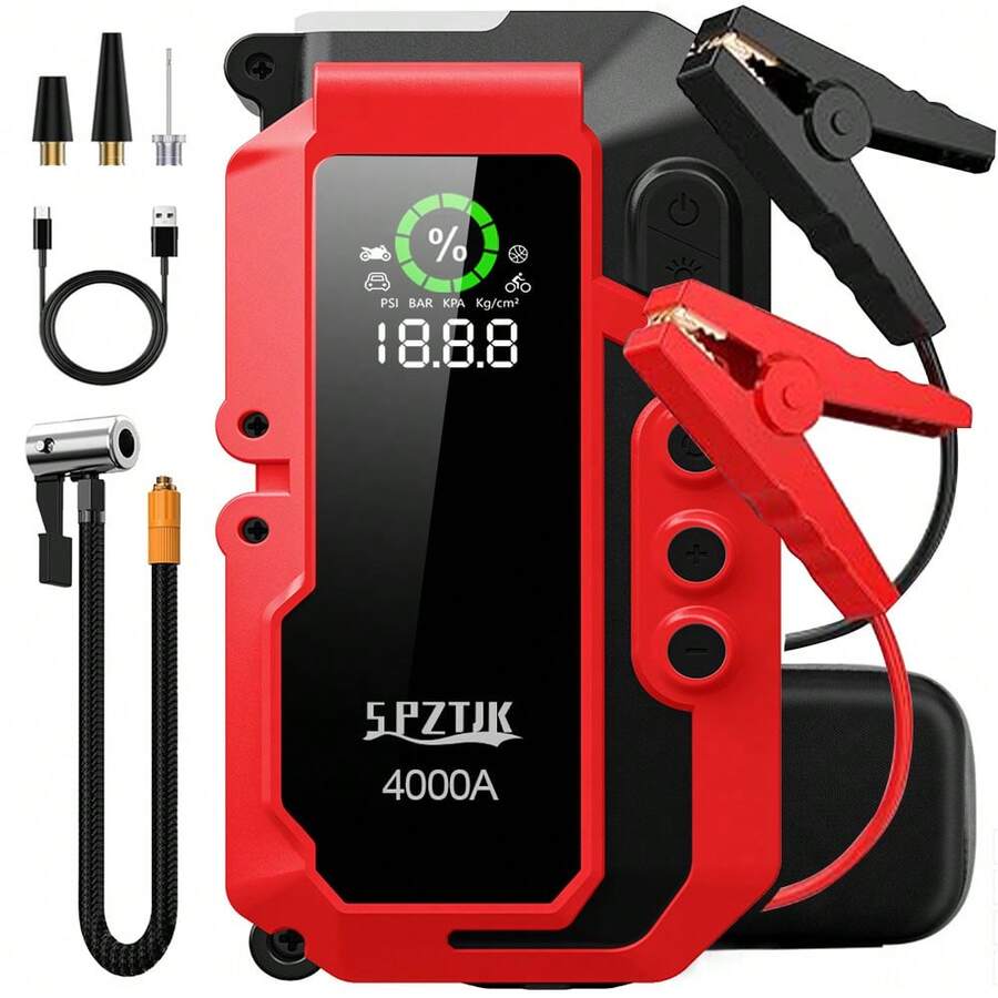 Portable Jump Starter - Портативное пусковое устройство для автомобиля 4000А
