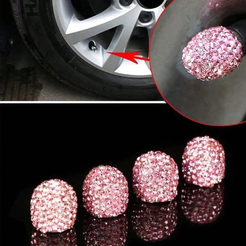 Steering Wheel Cover - 2/4 шт. алмазные колпачки для автомобильных