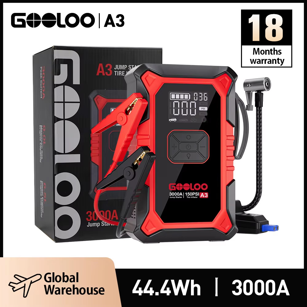 Стартер GOOLOO A3 с воздушным  – обзор и цена Portable Jump Starter