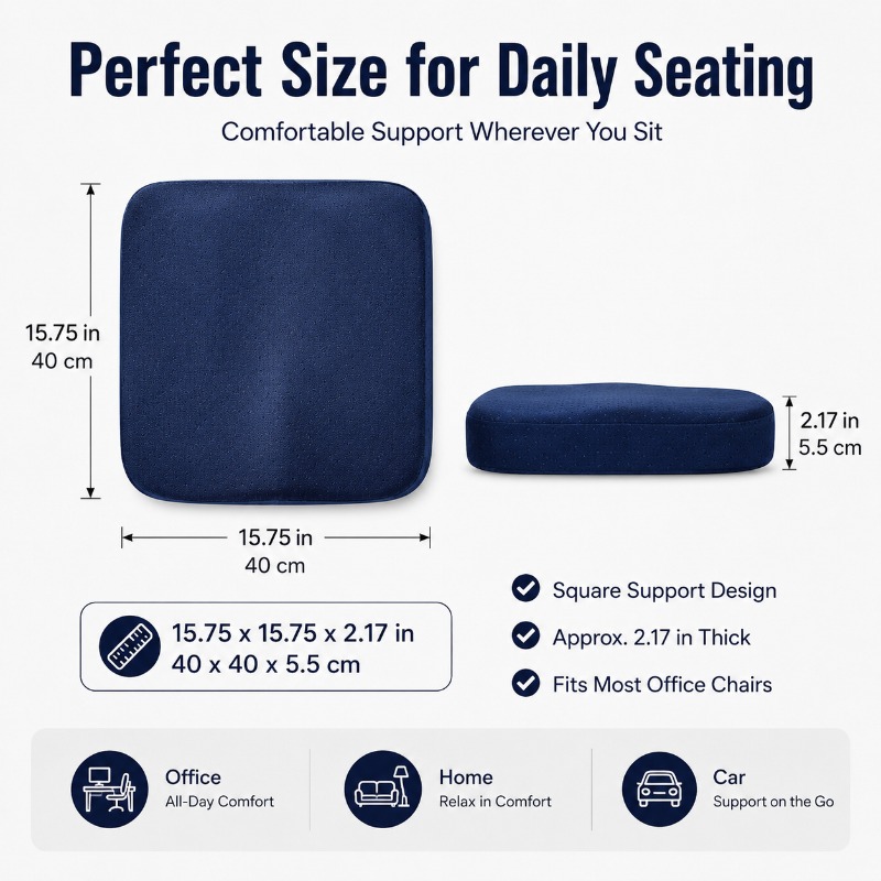 Толстая подушка для стула из п – обзор и цена Car Seat Cushion Memory Foam