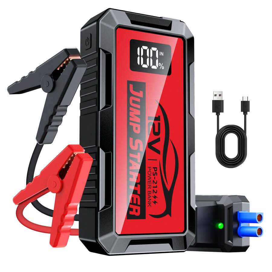 Автомобильное пусковое устройс – обзор и цена Portable Jump Starter