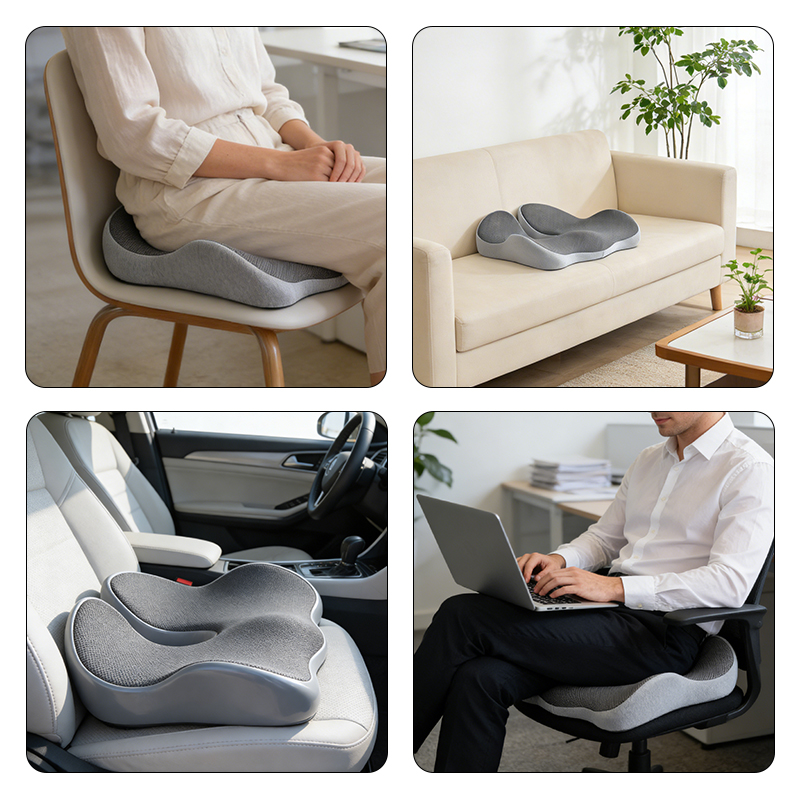 Портативная подушка для автомо – обзор и цена Car Seat Cushion Memory Foam