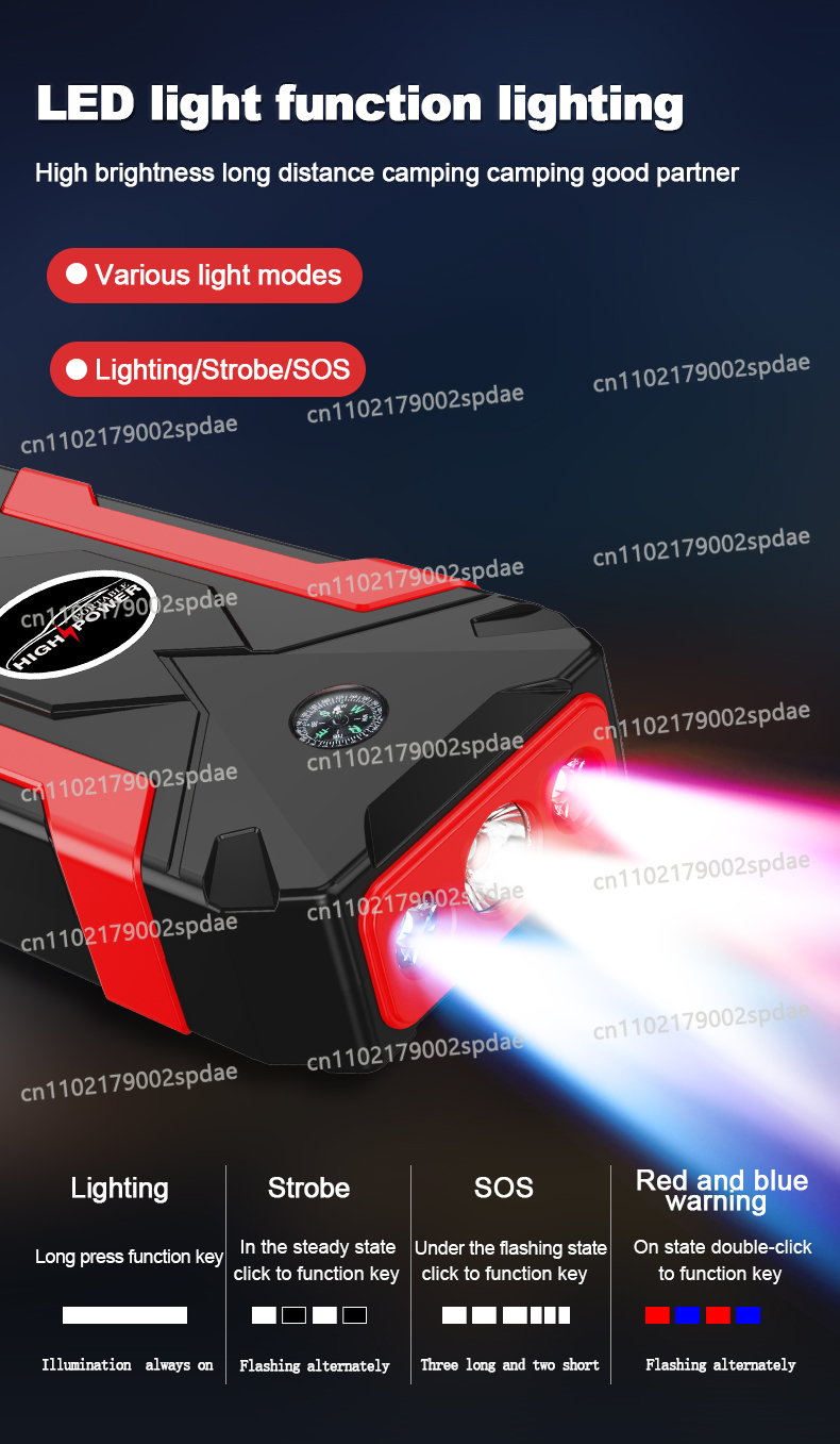 Многофункциональное портативно – обзор и цена Portable Jump Starter